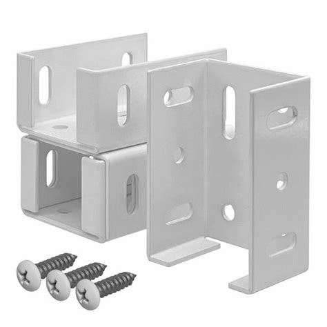 vinyl fence metal lo c locker brackets|vinyl fence brackets for sale.